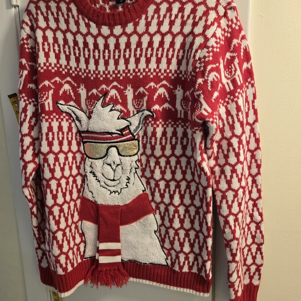 Blizzard BAY Llama Ugly Sweater  Unisex Size M - Picture 2 of 8